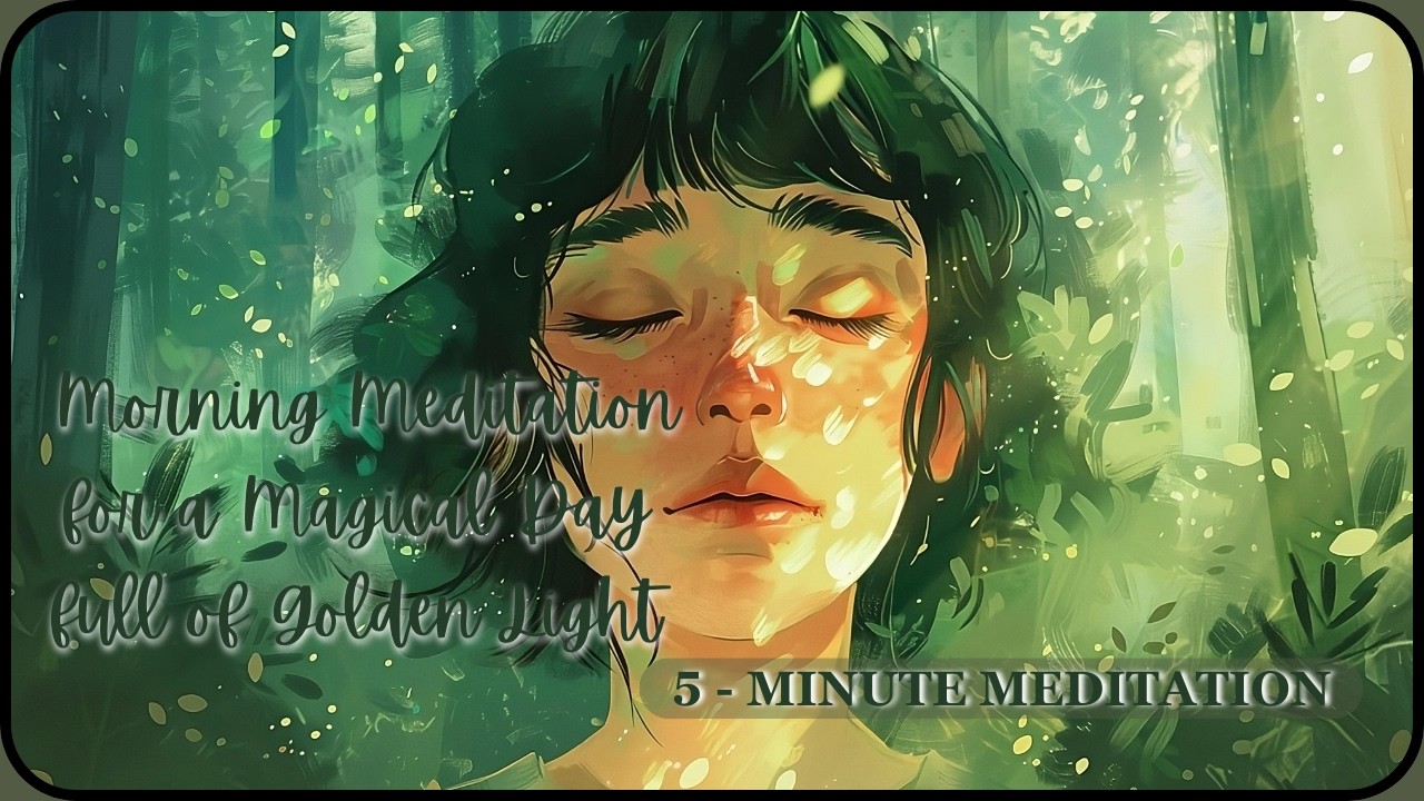 5 Minute Morning Meditation for a Magical Day full of Golden Light ...