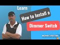 Install a Dimmer Switch