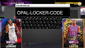 5 SECRET ACTIVE LOCKER CODES IN NBA 2K20 MYTEAM THAT YOU DON