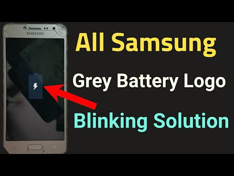 All Samsung Galaxy Grey Battery Charging Icon Blinking Solutioin