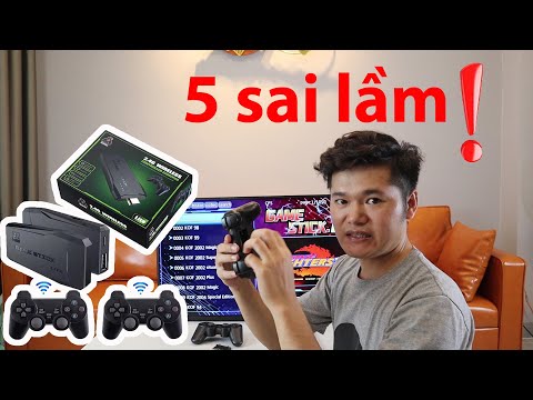 5 sai lầm khi sử dụng máy Game Stick 4K không phải ai cũng biết