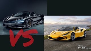 2022 MacLaren 720S Spider VS 2022 Ferrari F8 Spider