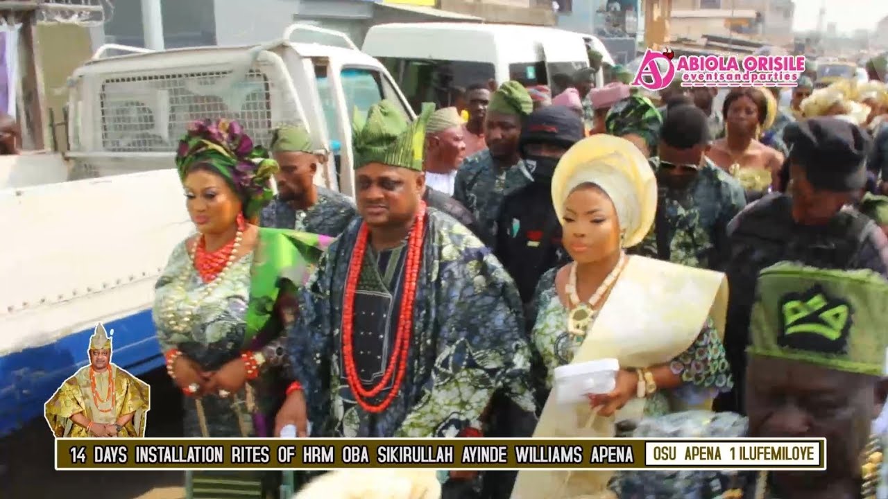 Odi Olowo In Mushin Stand Still with over 100 Rich Celebrity as they Honour Oba Sikirullah Williams.