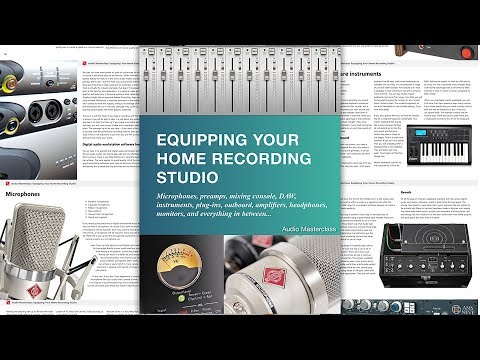 Free Download - Equipping Your Home Recording Studio