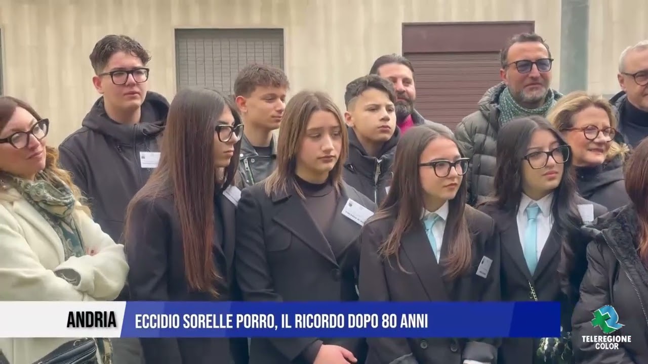 7 MARZO 2026 ANDRIA - ECCIDIO SORELLE PORRO, IL RICORDO DOPO 80 ANNI