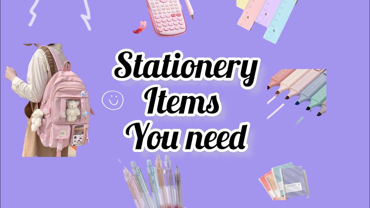 "MustHave Stationary Items for Every Student's Bag" study 