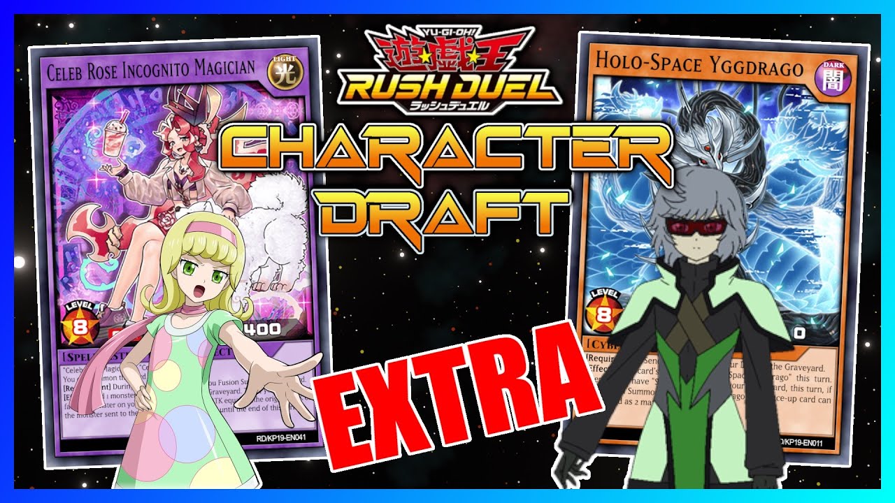 Incognito Celebrities vs Space Dragons!? | Rush Duel Character Draft Extra
