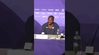 Noah Lyles Takes a shot at Kenny Bednarek during press conference after winning gold in 100m