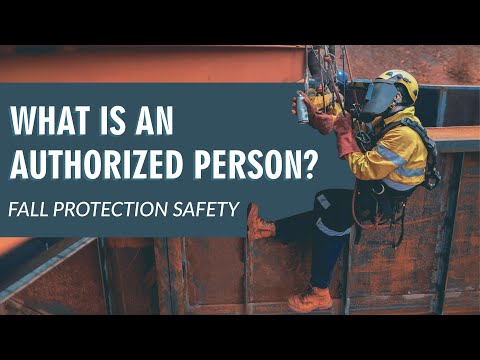 What's an Authorized Person? Fall Protection Training: Construction Authorized Person | OSHA 2121