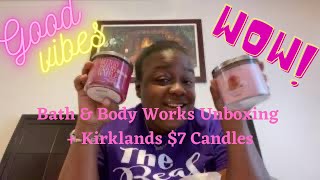 Bath Body Works Unboxing Kirkland 7 Candles