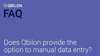 Harnessing IT Data for Deep Insights | Manual Entry FAQ