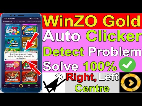 Winzo Gold Auto Clicker Problem Winzo Gold Auto Clicker