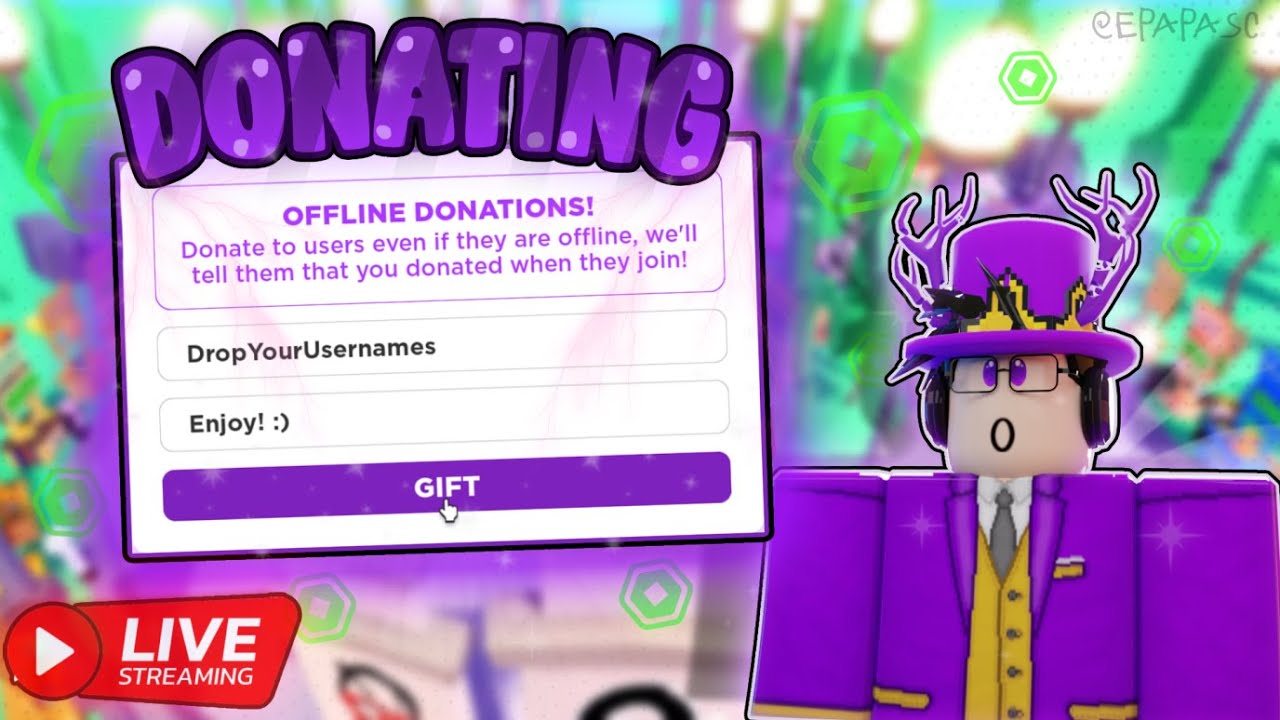 🔴PLS DONATE LIVE & ROBUX GIVEAWAY!💸 | GAMES | (💬TTS ON ) 📌TRYING TO GET 1M RAISED, DAY 25!