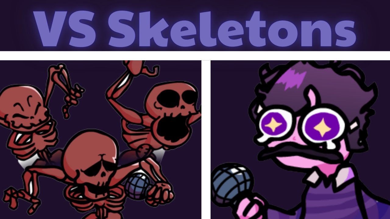 Friday Night Funkin' Skeletons VS Jelly Bean Atrocity Song(Fanmade/FC