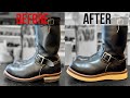 REDWING 9268 エンジニアブーツ ソール交換全集 / Engineer Boots Resole 【無言作業】