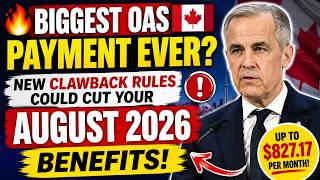 🔥🇨🇦💰 Biggest OAS Payment Ever New Clawback Rules Could Cut Your August 2026 Benefits!