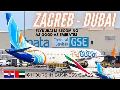 Flydubai from Croatia | Zagreb to Dubai | Flydubai Business Class | Boeing 737 Max 8 | Trip Report