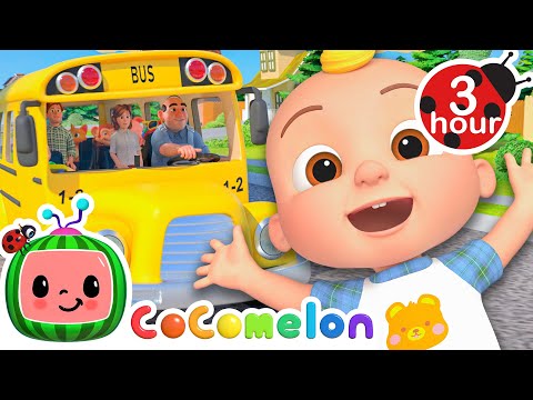 Wheels On The Bus 2025 CoComelon Nursery Rhymes And Kids Songs 3 HOURS After School Club