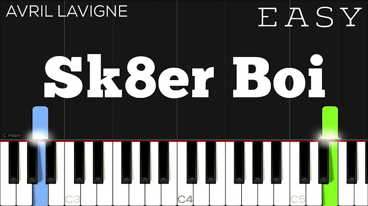 Sk8er Boi Piano version - Piano performance video thumbnail