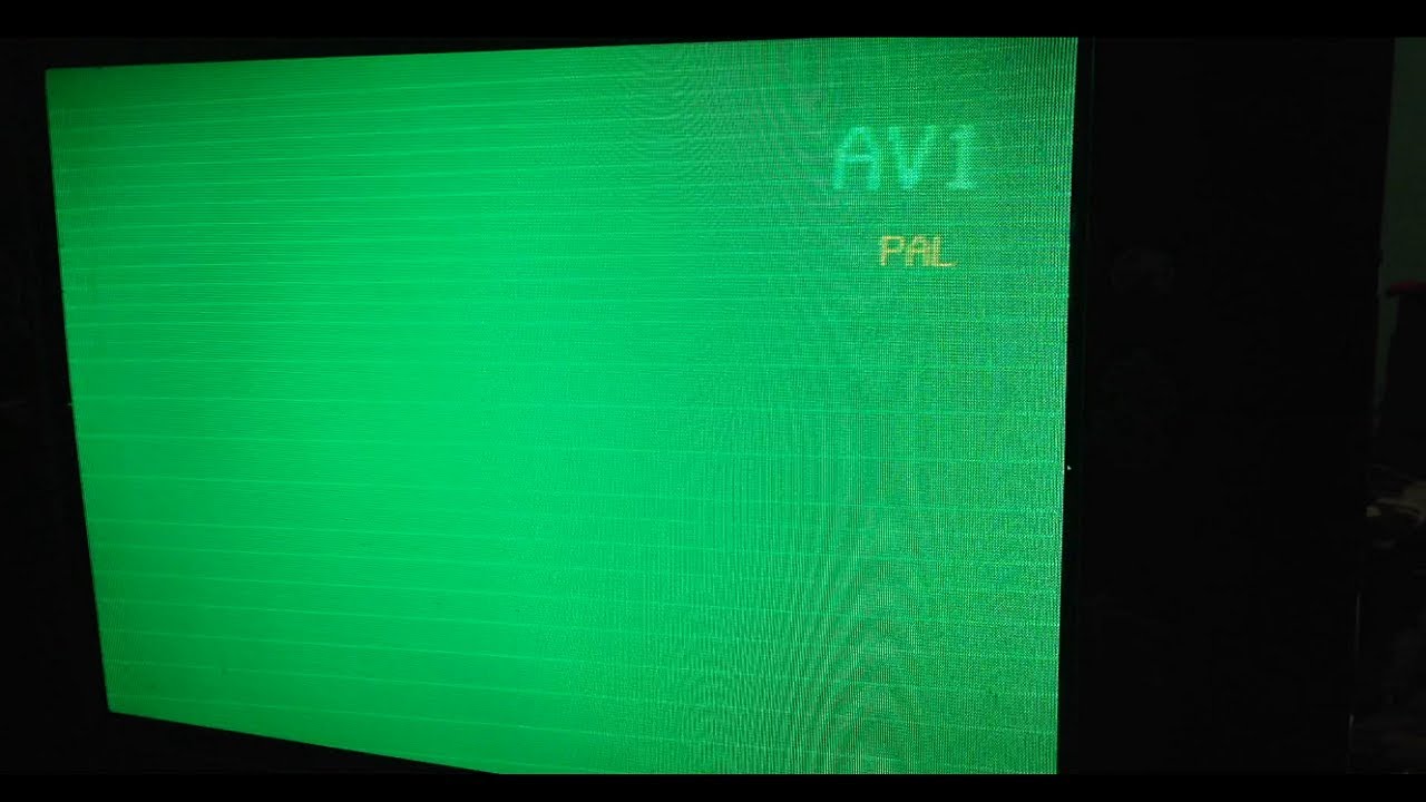 عيب الصوره الخضراء وبها خطوط فى تلفزيون صينى 29 بوصه عطل كاسود Youtube