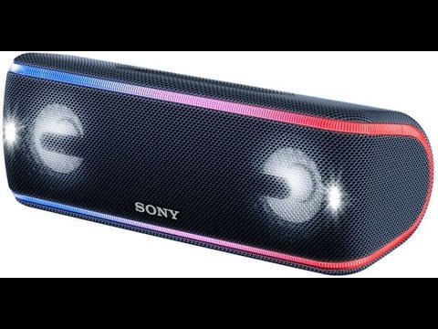 Видео: Преносими високоговорители Sony: Безжични Bluetooth високоговорители SRS-XB41 с лека музика и други преносими високоговорители