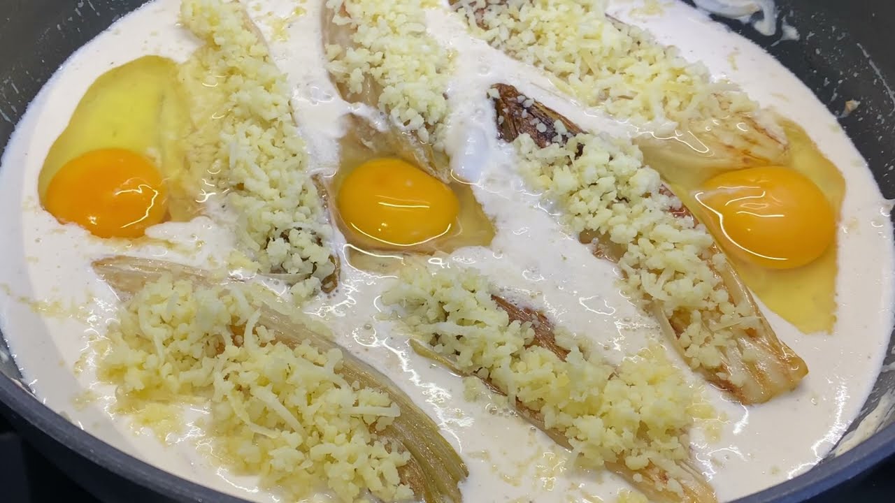 У вас дома есть цикорий и вы не знаете, что с ним делать?! Быстрый и простой рецепт!