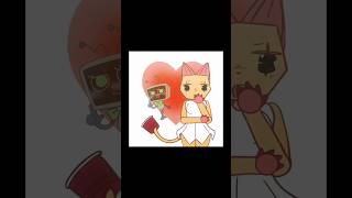 Electricraft scraps x vee💚💛 #dandysworld #ship #tweening