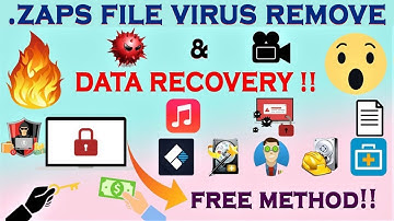 zaps File Virus Removal and Decrypt .zaps virus Decrypt