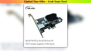 Unboxing BliKVM PCIe "KVM over IP" Raspberry Pi CM4 PoE HDMI CSI PiKVM v3••••••••••••••••••••••••••