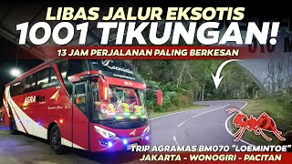 13 JAM FINISH PACITAN !! AKSI LIBAS PAKSA JALUR PEGUNUNGAN WITH HINO BALAP AGRAMAS 070 LOEMINTO