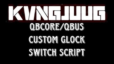 FiveM QBCore Glock Switch Custom Script