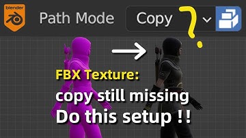 FBX Export with Texture / Material: copy doesn