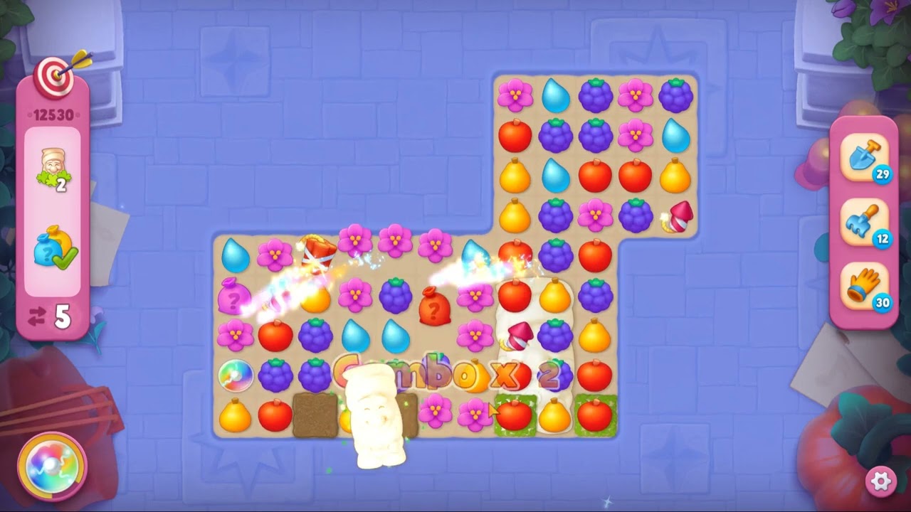 Gardenscapes Challenge level 12530 Gameplay 