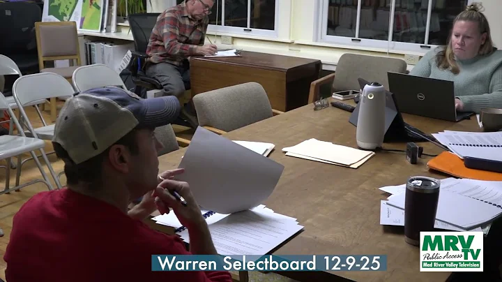 Warren Selectboard 12-9-25