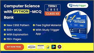 Computer Science with python MCQ bank | Class 12th | CBSE | Term 1