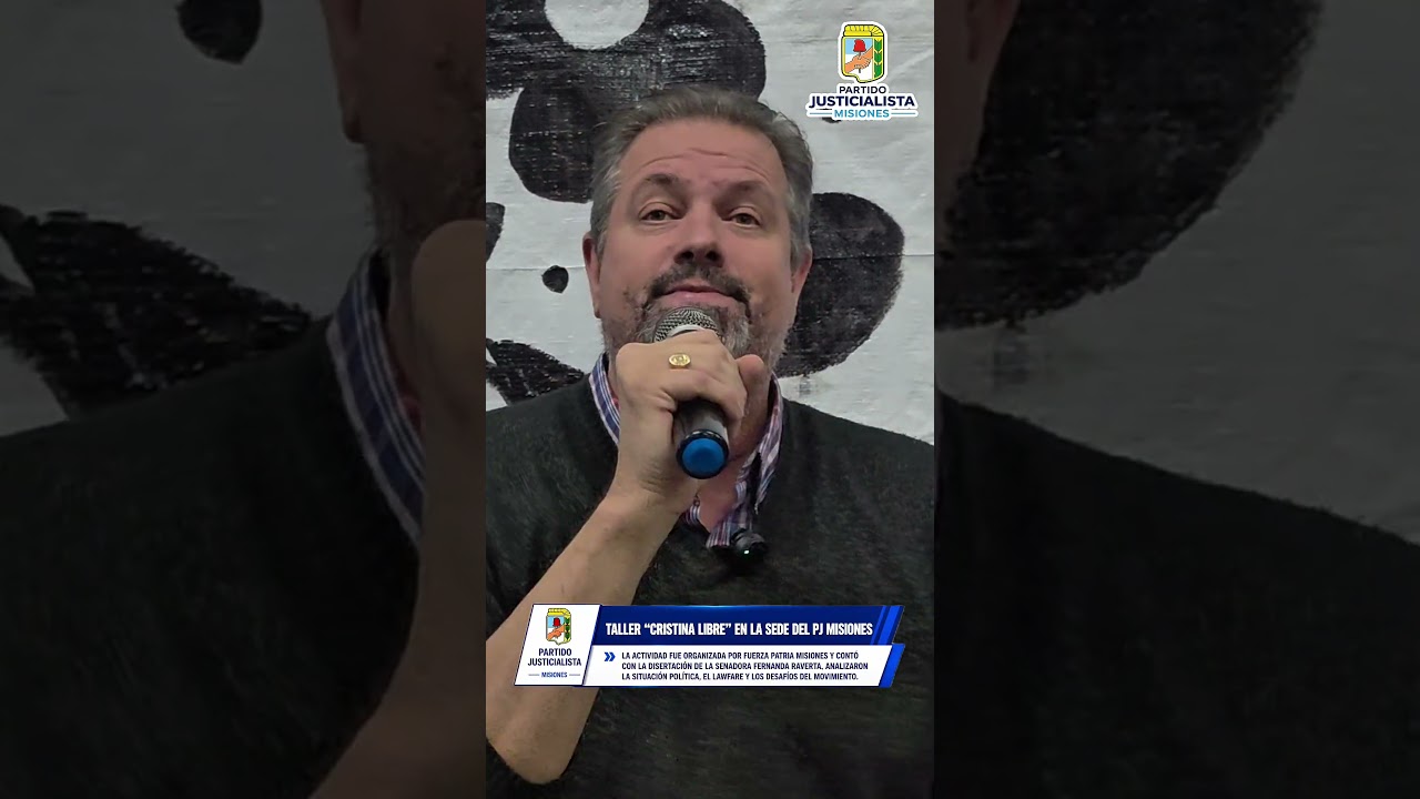 TALLER "CRISTINA LIBRE" EN LA SEDE DEL PARTIDO JUSTICIALISTA MISIONES