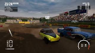 Enduro Banger Race - Wreckfest - Bone Breaker Valley Multi Turn Dirt Track Endurance Racing Ps4