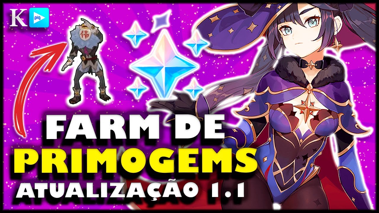 FARM DE PRIMOGEMS NOVO MOB WEI! | Genshin Impact - Localozações! 