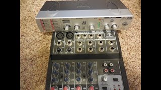 hooking up the behringer vocal fx2000 to the behringer xenyx q802usb