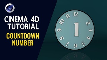 Countdown Number - Cinema 4D Tutorial