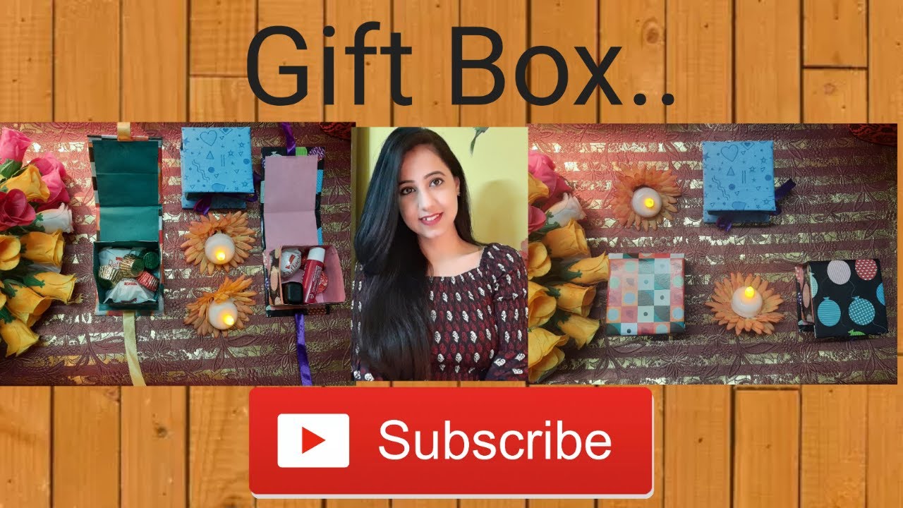DIY How to Make a Gift Box Using CardBoard Paper Box Aakriti By