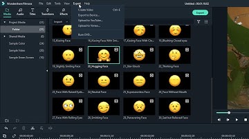 How to Add Emojis in Videos using FILMORA X? Wondershare Filmora 2022