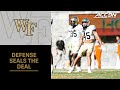 Wake Forest's Nick Andersen Breaks Up The Pass