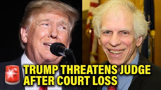 BREAKING: Trump THREATENS Judge Arthur Engoron AGAIN After DEVASTATING INJUNCTION is GRANTED
