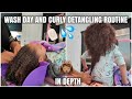 How I Gently Wash and Detangle My 5 year old Extremely Curly Hair | Curly Hair Wash Routine