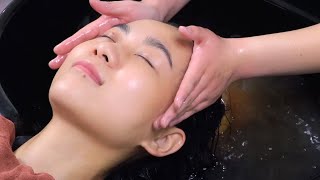 ASMR 중국 고법 두피 마사지 | 비듬 제거 | Hair Spa