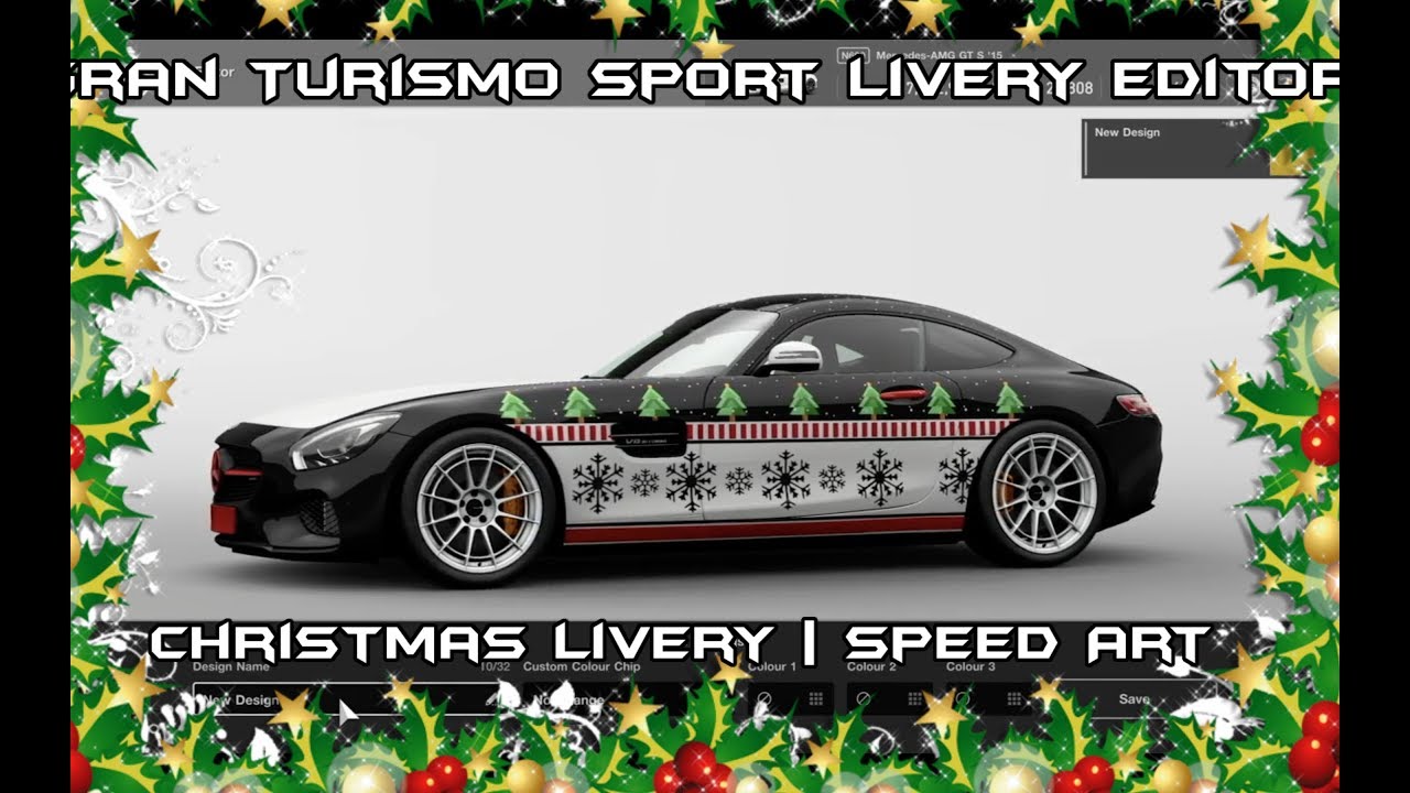 Gran Turismo Sport Livery Editor : Christmas Livery | Speed Art