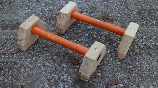 Homamade Woodeen Push Up Bar