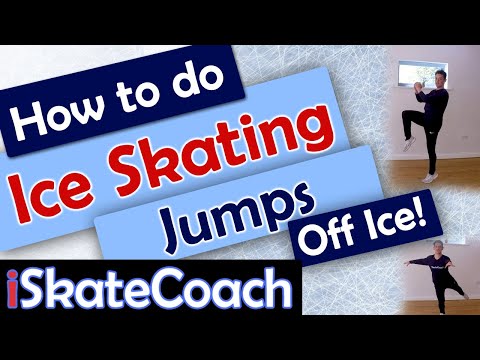 How to 3 Jump / waltz jump off ice - Course sample from my "Off Ice Jump Class" for ice skaters.