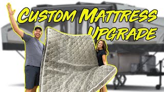 NEW Mattress in my POP UP CAMPER - Custom CUT 6" Zinus Cooling Gel Memory Foam Mattress